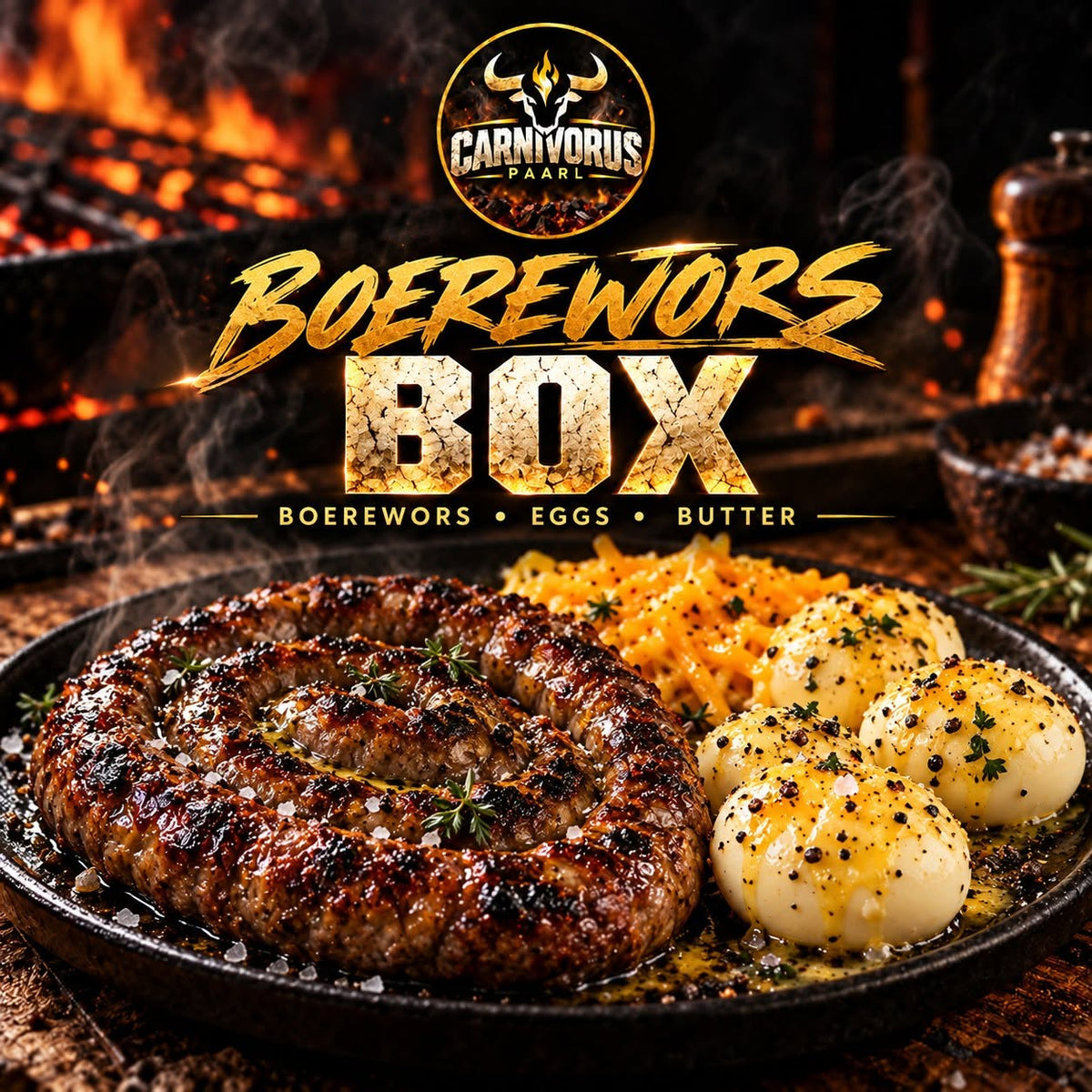 Boerewors & Eggs Box